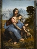 La Sainte Anne, l’ultime chef-d’œuvre de Léonard de Vinci :  Léonard de Vinci, La Vierge à l’Enfant avec sainte Anne. Après restauration. 1503-1519. Huile sur bois. 168 x 130 (largeur initiale : 112) cm. Paris, musée du Louvre, Inv. 776 © RMN, musée du Louvre / René Gabriel Ojéda